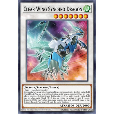 Clear Wing Synchro Dragon - CROS-EN046 - 1st Edition