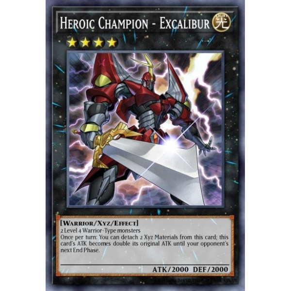 Heroic Champion - Excalibur - REDU-EN041 - 1st Edition