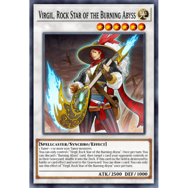 Virgil, Rock Star of the Burning Abyss - NECH-EN085 - unlimited