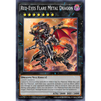 Red-Eyes Flare Metal Dragon - CORE-EN054 - 1st Edition