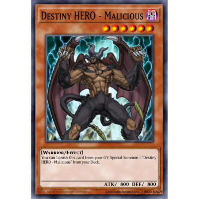 Destiny HERO - Malicious - DP05-EN011 - 1st Edition