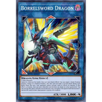 Borrelsword Dragon -- CYHO-EN034 -- Secret Rare -- unlimited   -  -Condicion: Near Mint