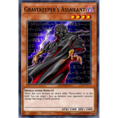 Gravekeeper's Assailant -- TU02-EN002 -- Super Rare -- n/a   -  -Condicion: MINT