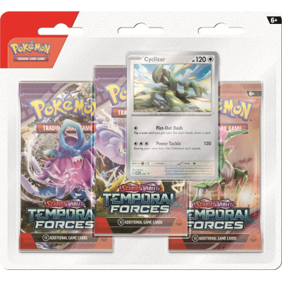 POKÉMON S&V: TEMPORAL FORCES 3-PACK BLISTER -ESPAÑOL al azar