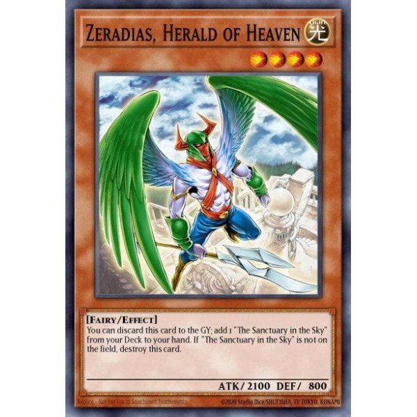 Zeradias, Herald of Heaven - FOTB-EN018 - 1st Edition