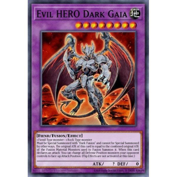 Evil HERO Dark Gaia - LCGX-EN069 - 1st Edition