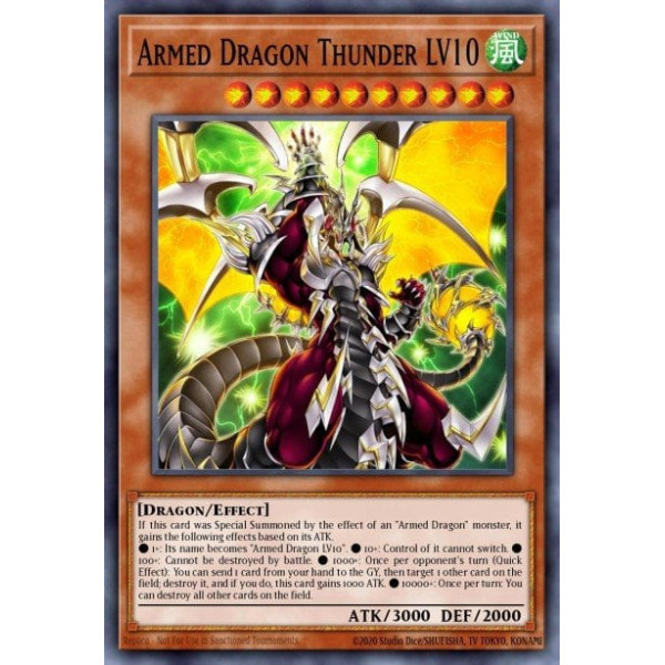 Armed Dragon Thunder LV10 - BLVO-EN001 - 1st Edition