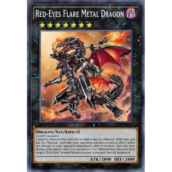 Red-Eyes Flare Metal Dragon - CORE-EN054 - 1st Edition